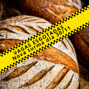 CURSO: PÃO DE FERMENTAÇÃO NATURAL - 23 NOVEMBRO DOMINGO - 10H AS 17H