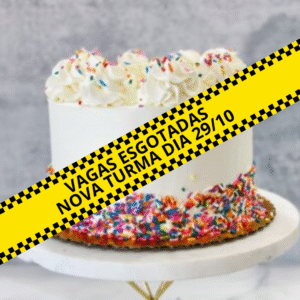 CURSO: DA MASSA A DECORAÇÃO DE BOLOS PARA INICIANTES - 21 OUTUBRO TERÇA - DAS 10H AS 17H