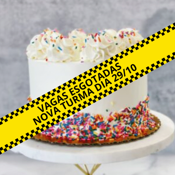 CURSO: DA MASSA A DECORAÇÃO DE BOLOS PARA INICIANTES - 21 OUTUBRO TERÇA - DAS 10H AS 17H