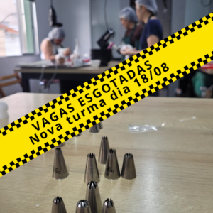 CURSO: BICOS DE CONFEITAR - DECORAÇÕES PARA BOLO - 09 JULHO FERIADO - DAS 10H AS 17H
